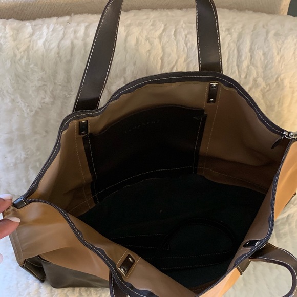 Leather and nylon tote - Picture 2 of 2